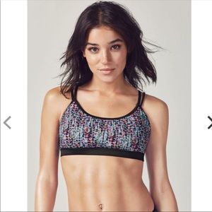 FABLETICS wonder weave dash bra bikini top NWOT SM